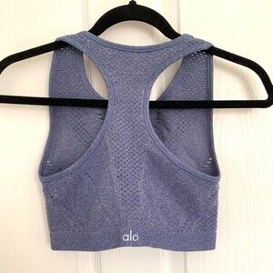 Alo Yoga Women's Blue and Purple Bra